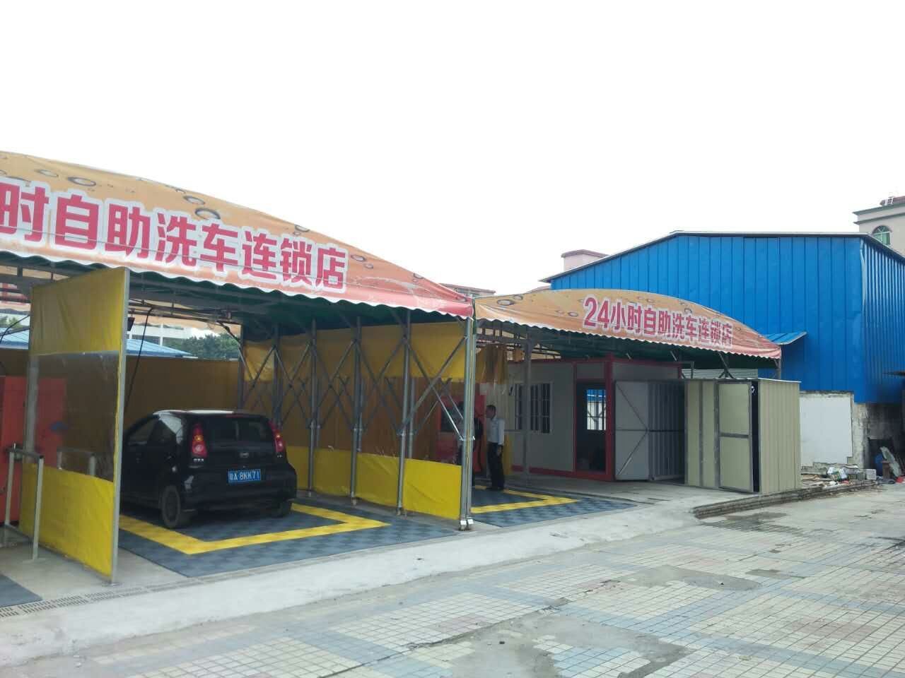 黃埔張總自助洗車機(jī)安裝成功開業(yè)